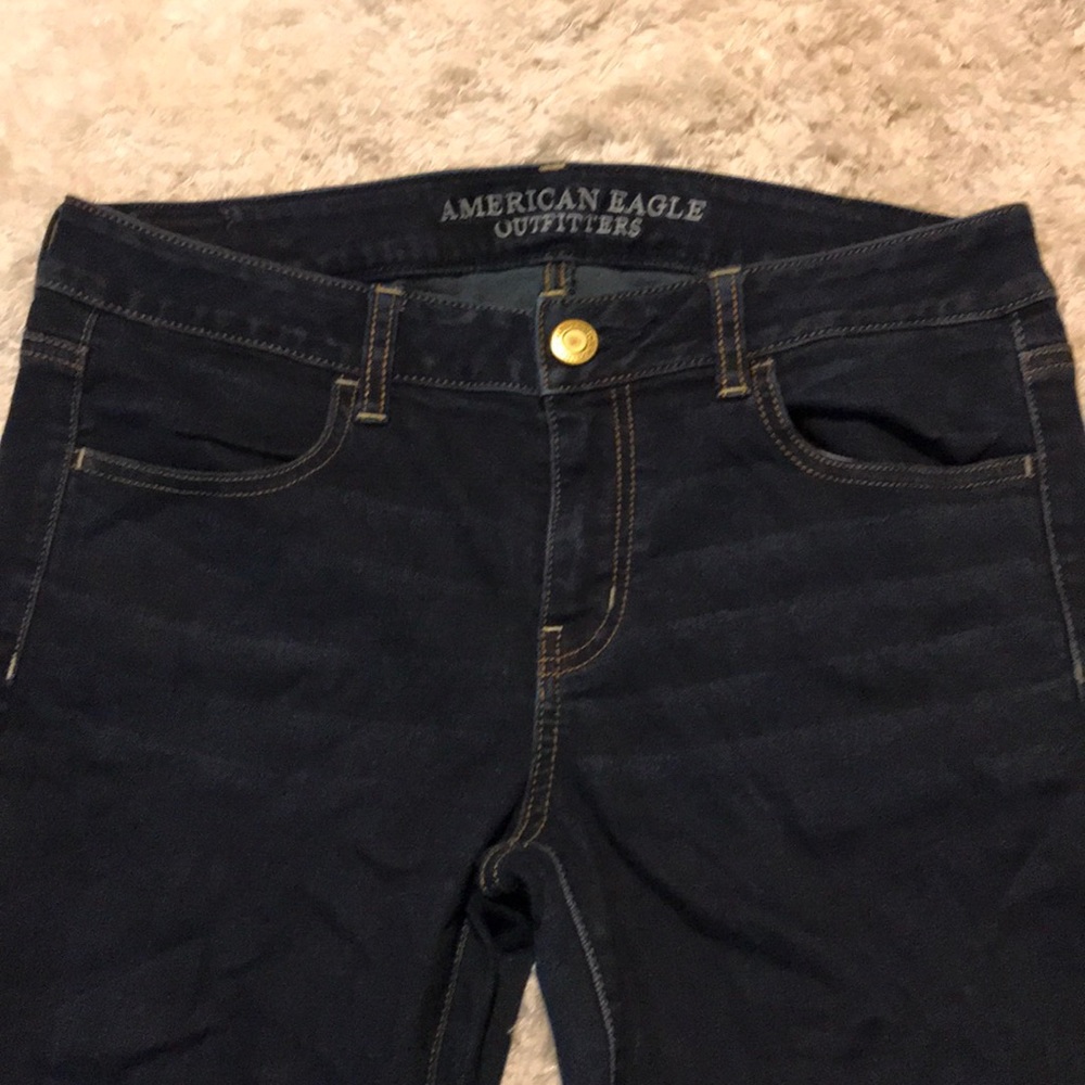American Eagle dark wash jegging